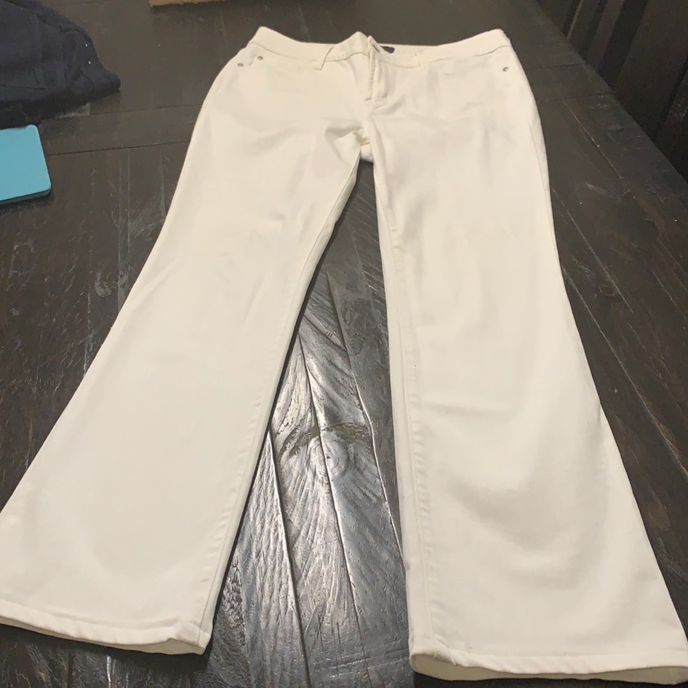 NYDJ white Bootcut like new